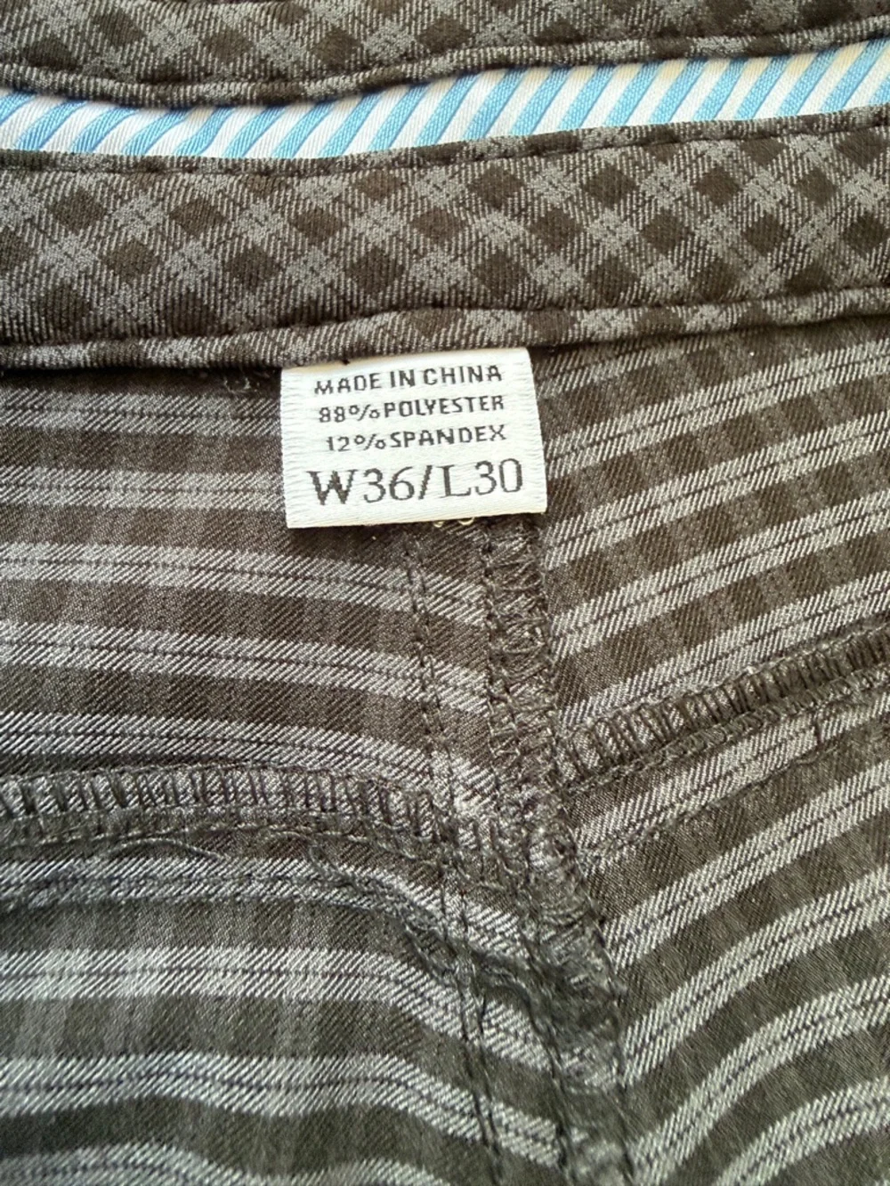 Foot Joy Golf Pants Black And Gray Plaid Size 36x30